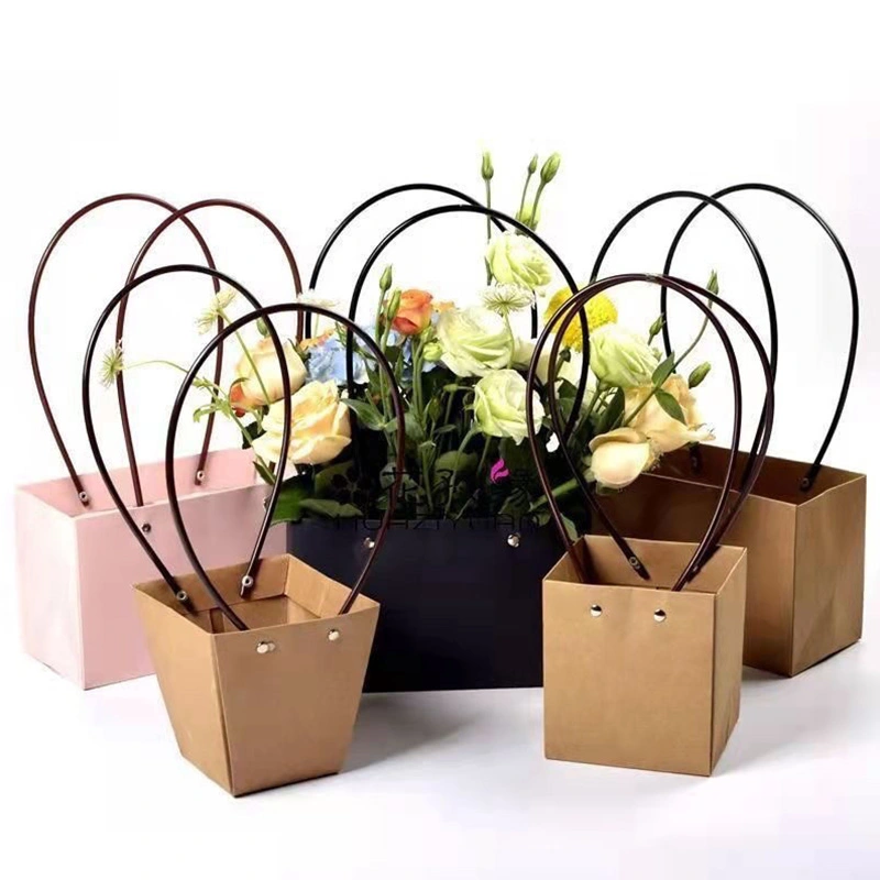 flower bouquet paper bag