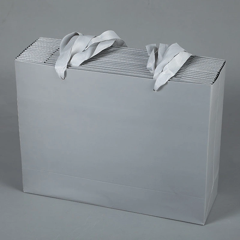 paper bags with ribbon