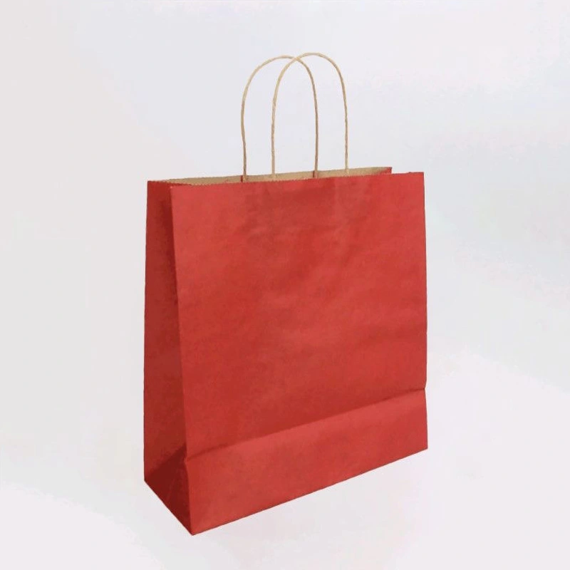 color paper bags with handles
