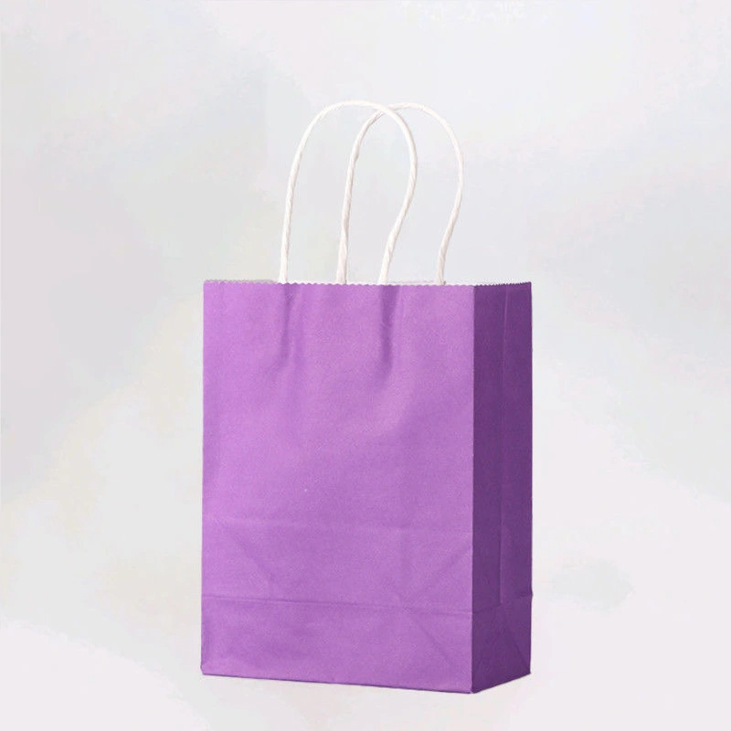 kraft tinted color shopping bags