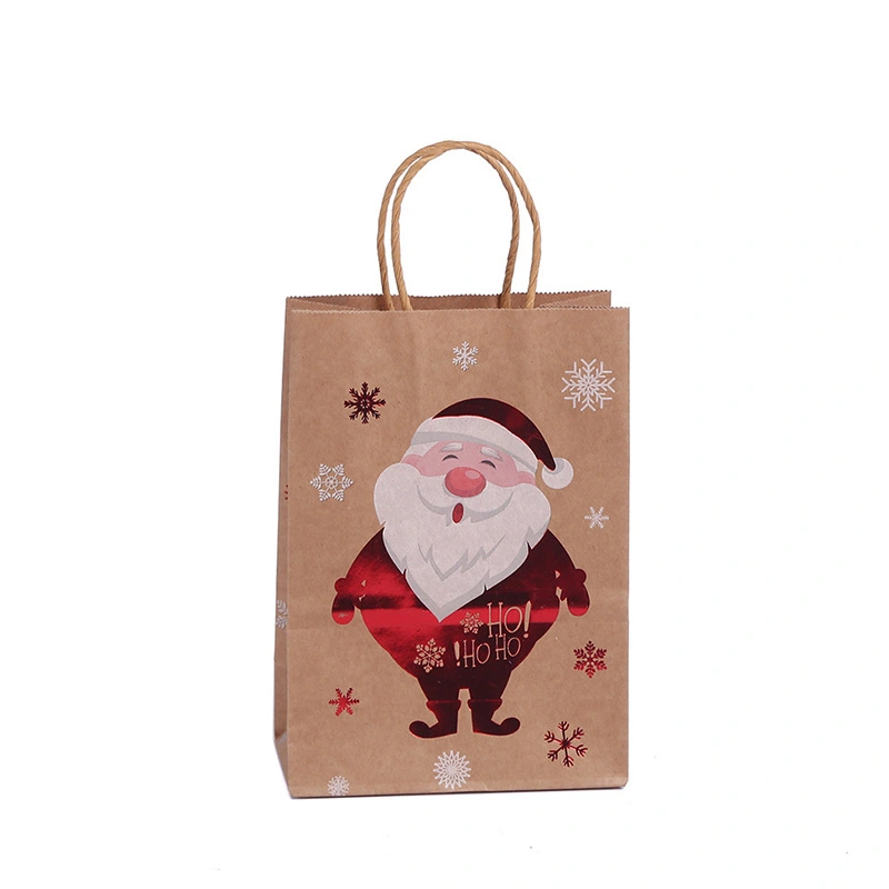 christmas kraft paper bags