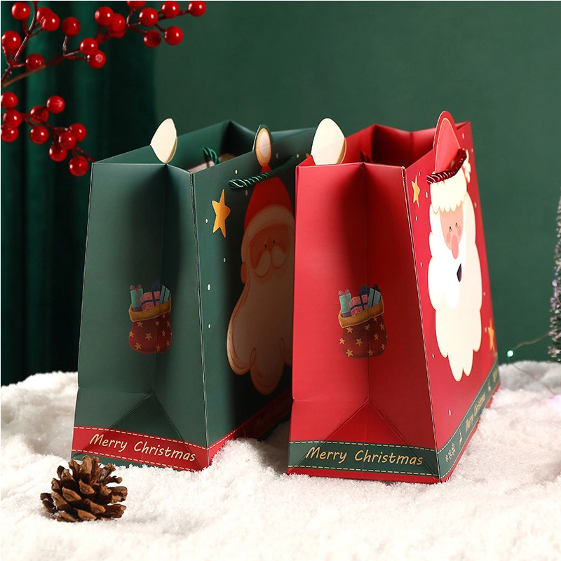 christmas paper gift bags bulk