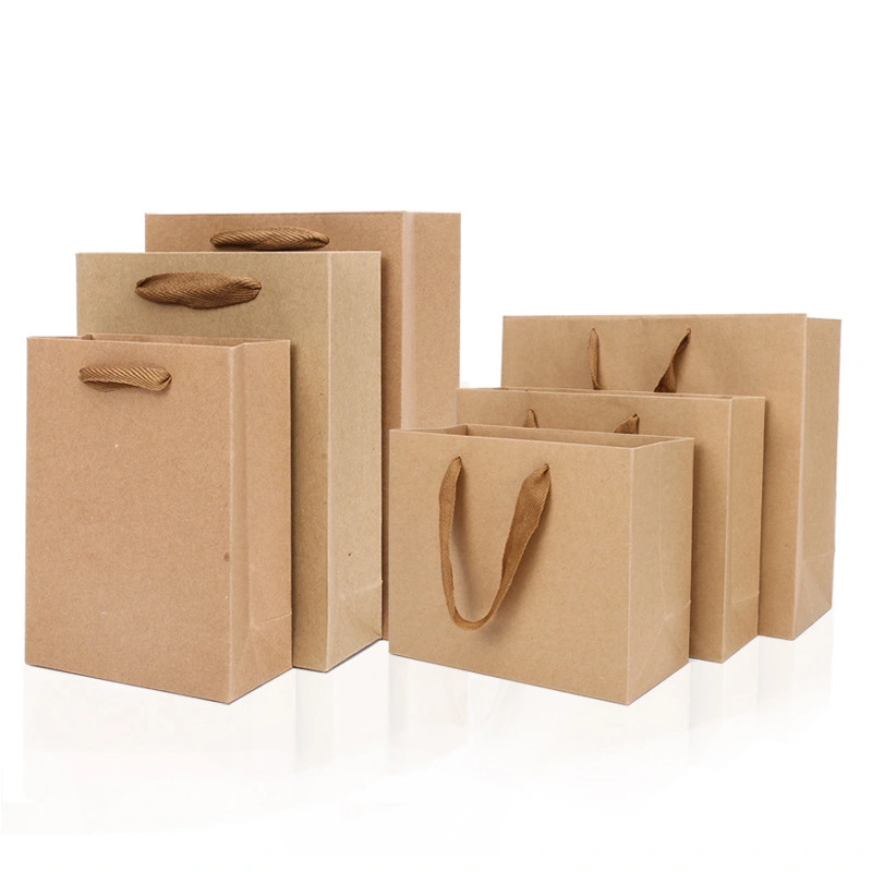 kraft paper shopping bag