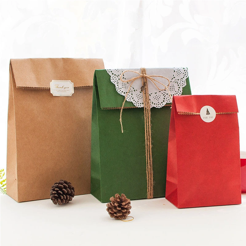 brown paper gift bags with handles