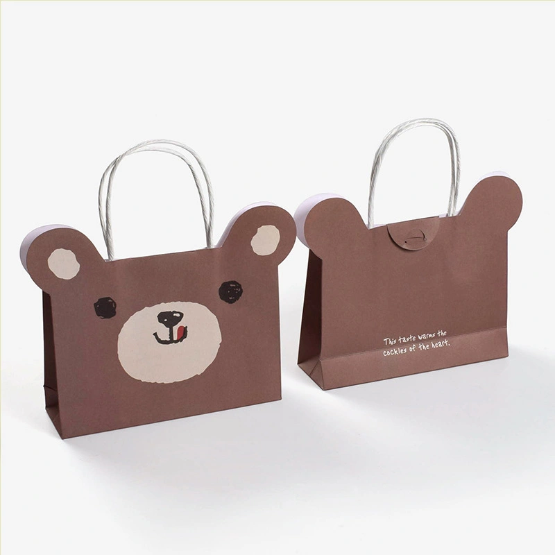small brown shopping bags