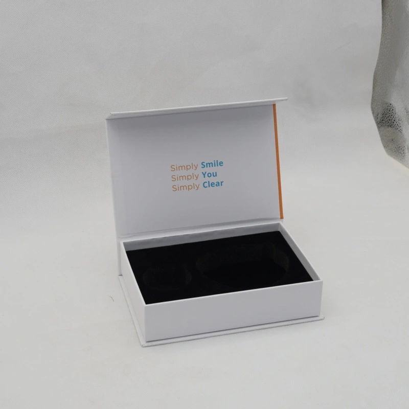 white gift box magnetic lid