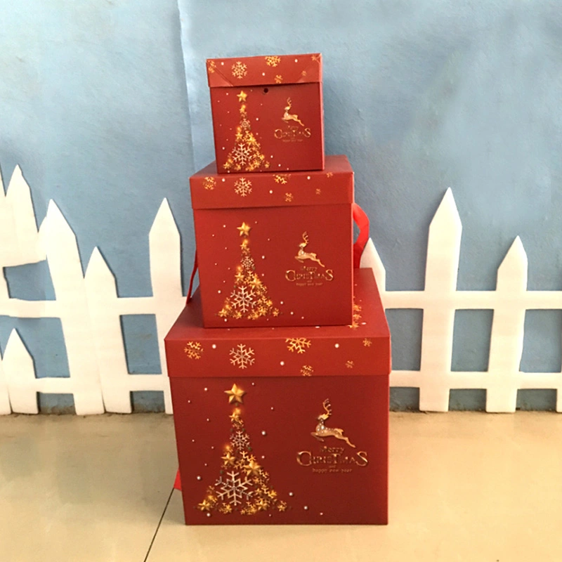 christmas nesting gift boxes with lids