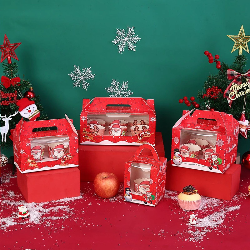 christmas boxes with window