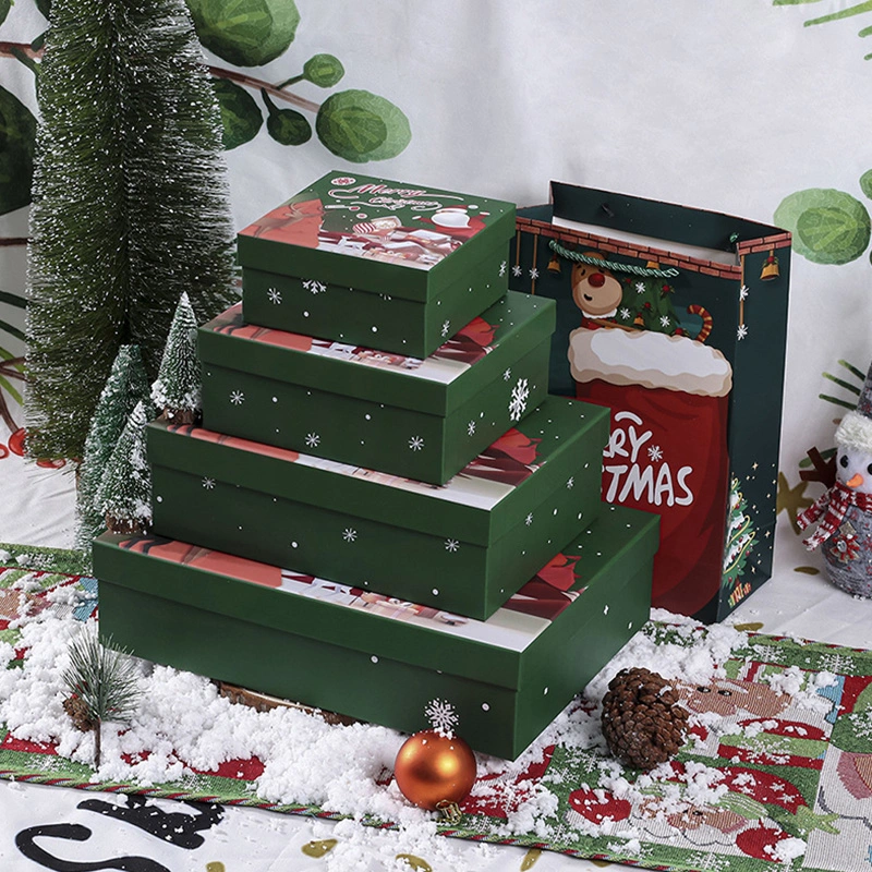 christmas gift box with lids