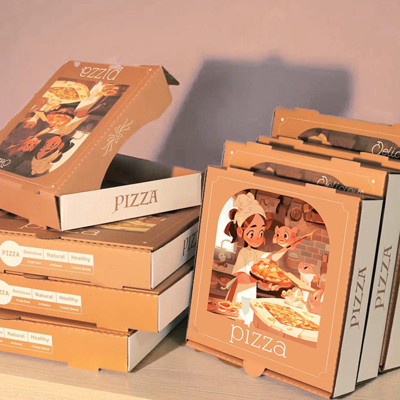 pizza style cardboard boxes