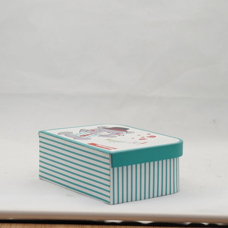 cardboard box with hinged lid