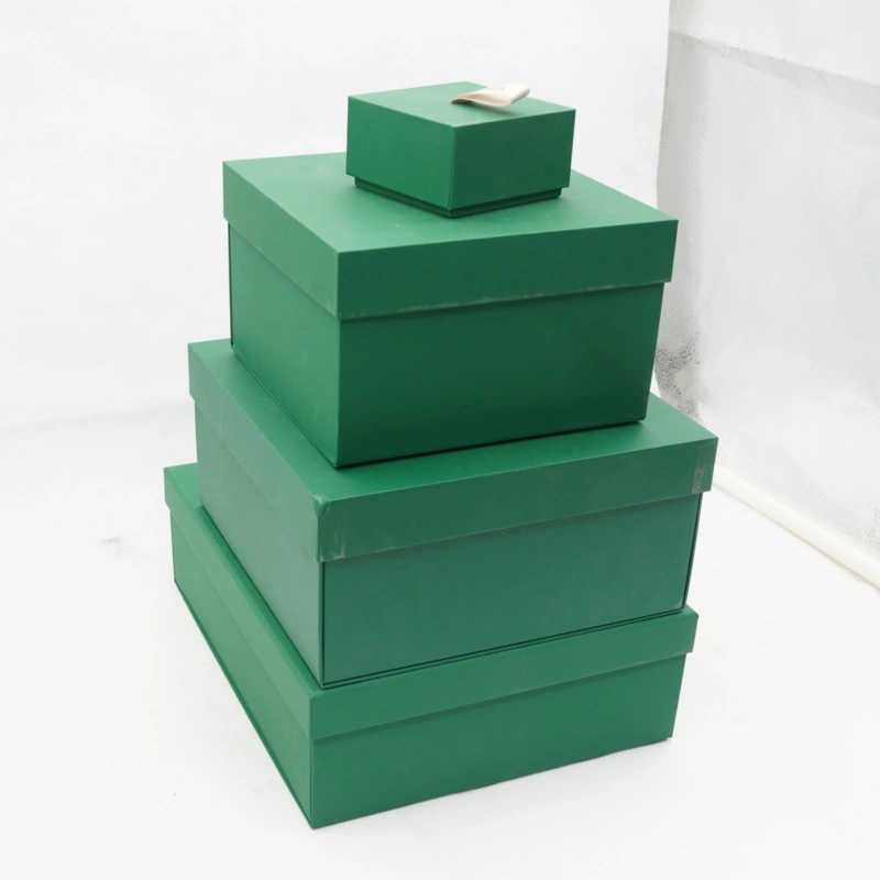 white square gift box with lid